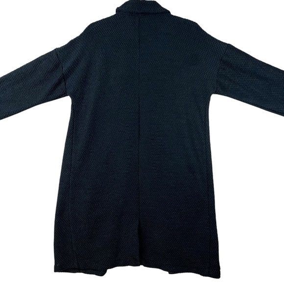 Marine Layer Birdseye Coat Women’s Size L Black - Picture 5 of 9